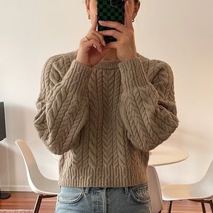 & Other Stories Cable Sweater
